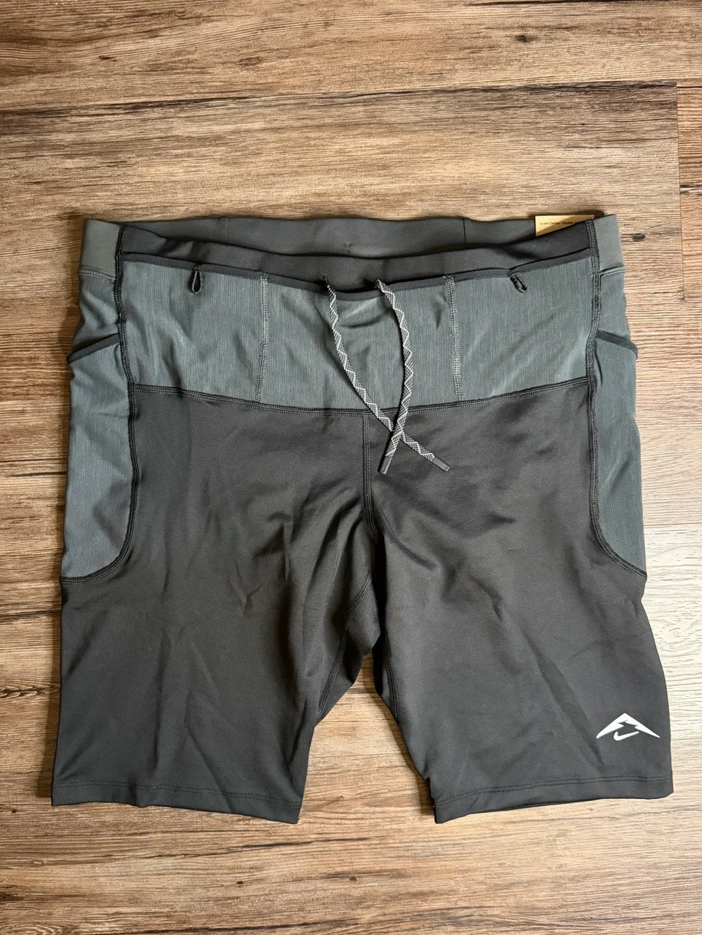 Nike Trail Dri-fit ADV Lava Loops Half Tights Lined Compression Shorts Men Sz XL